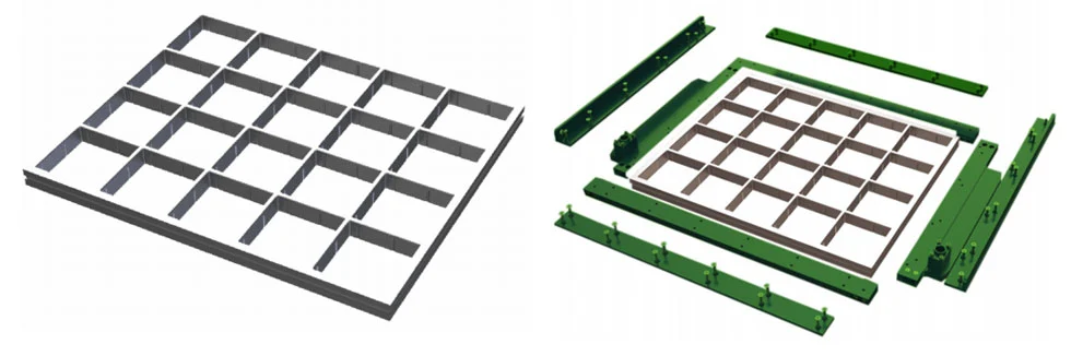 Concrete Interlocking Paver Mould for Block Making Machine